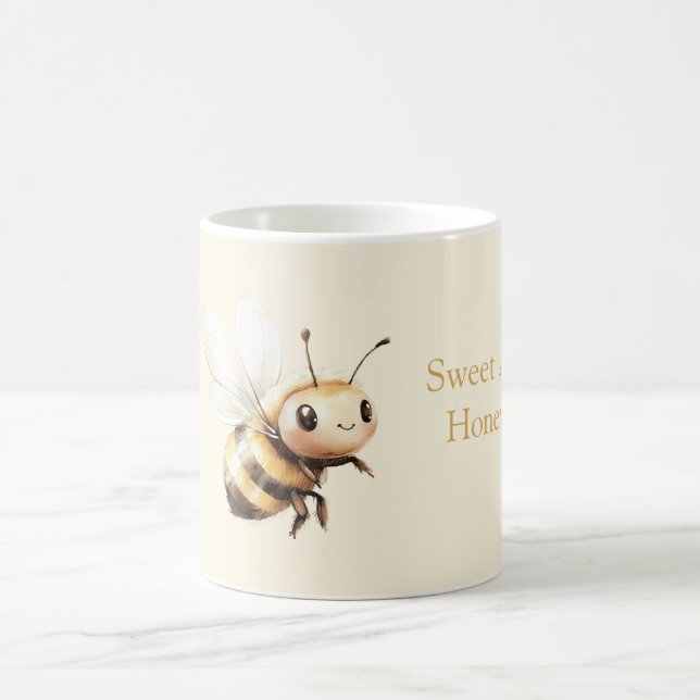 Caneca De Café Sweet Honey Cute Happy Bee (Centro)
