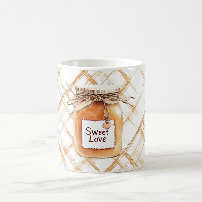 Caneca De Café Sweet Love Caramel (Centro)