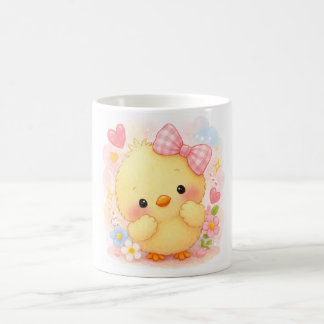 Caneca De Café Sweet Ribbon Alma Chick Cute Mug