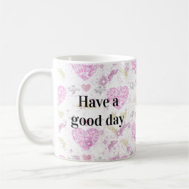 Caneca De Café Sweet romantic valentine heart