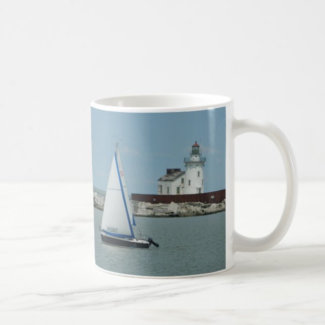Caneca De Café Sweet Sail Cleveland Ohio Mug (Direita)