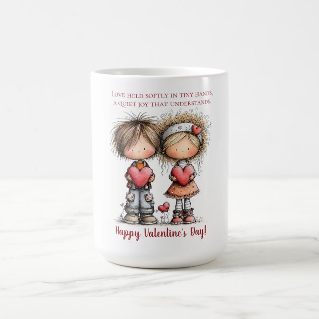 Caneca De Café Sweet Valentine Friends – Whimsical Kids  (Centro)