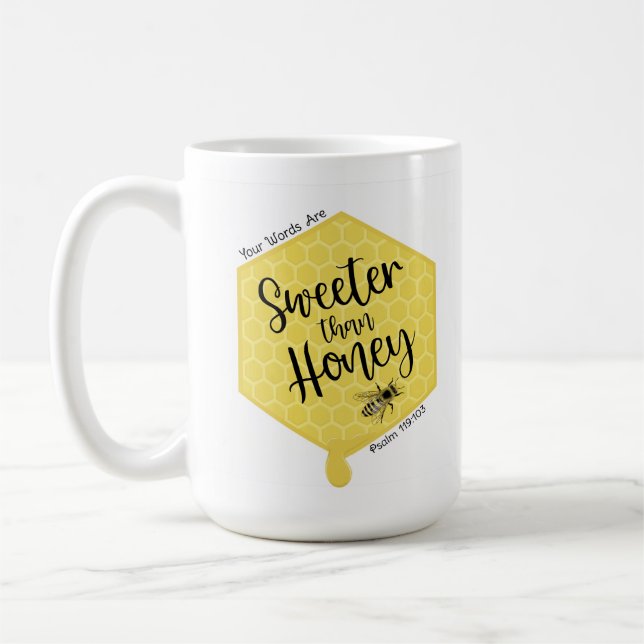 Caneca De Café Sweeter Than Honey (Esquerda)