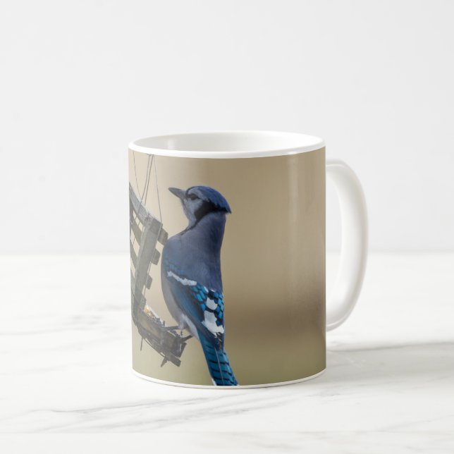 Caneca De Café Swing Blue Jay Coffee Mug (Frente Esquerda)