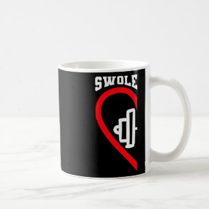 Caneca De Café Swole Mates Corta Workout Correspondente Casais Va