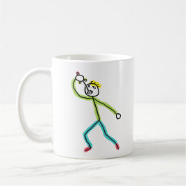 Caneca De Café Sword Swallowing Stickman