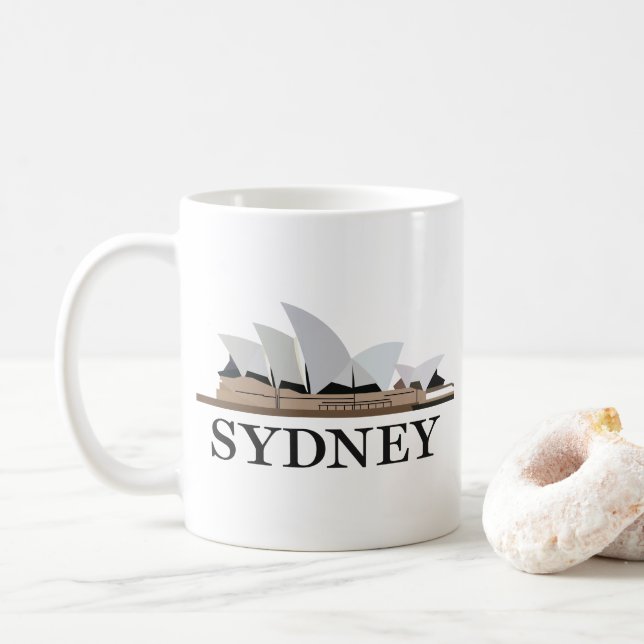 Caneca De Café Sydney (Com Donut)