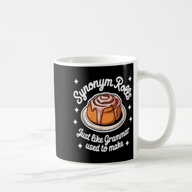 Caneca De Café Synonym Rolls Just Like Grammar Used To Make Gramm (Direita)