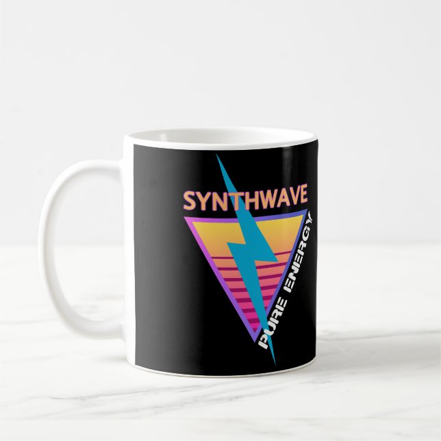 Caneca De Café Synthwave (Esquerda)