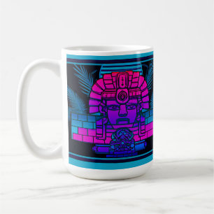 Caneca De Café Synthwave Pharaoh