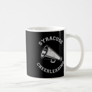 Caneca De Café Syracuse Cheer Angustiado Retro Cheerleader dos an