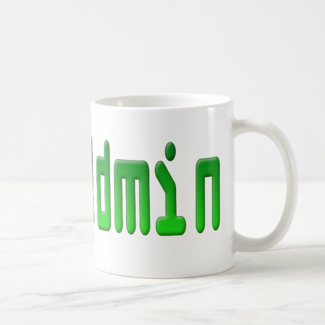 Caneca De Café SysAdmin (Direita)
