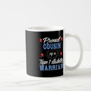Caneca De Café T1D Congestão Orgulhosa Diabetes Sensibilização Ti