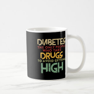 Caneca De Café T1d Homens com Sensibilização para a Diabetes Tipo