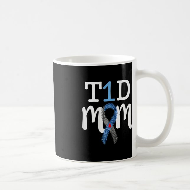 Caneca De Café T1D Mãe - Mamãe de Sensibilização para a Diabetes  (Direita)