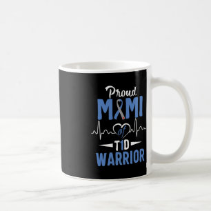 Caneca De Café T1D Orgulhosa Mimi Diabetes Sensibilização Tipo 1