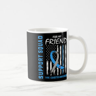 Caneca De Café T1d Sensibilização dos Estados Unidos Sinalizador