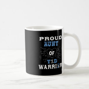 Caneca De Café T1D Tia Orgulhosa Diabetes Sensibilização Tipo 1 I