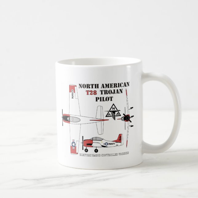 Caneca De Café T28Trojan (Direita)