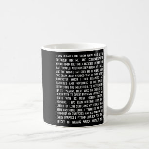 Caneca De Café T E O Pêndulo Edgar Allan E Etry Trecho