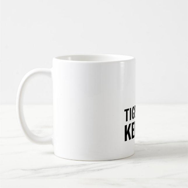 Caneca De Café T é para Tiger Keeper (Esquerda)
