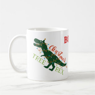 Caneca De Café T-REX de Natal BOSS