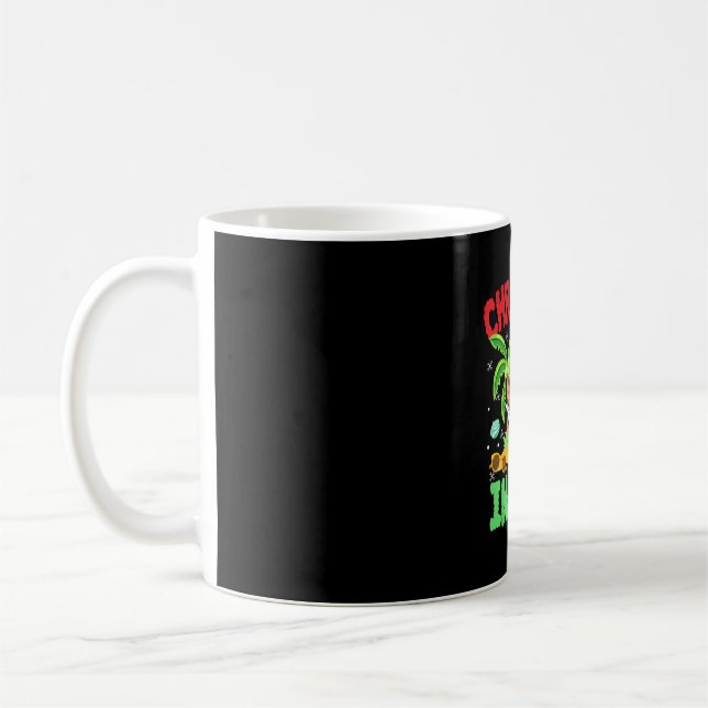 Caneca De Café T Rex Dino Natal Em Julho Meninos Toddler (Esquerda)