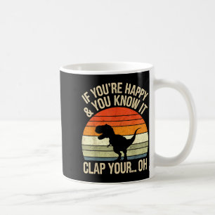 Caneca De Café T Rex Dinossauro Meme Engraçado Dino Para Homens M