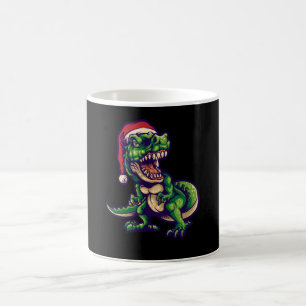 Caneca De Café T-rex Dinossauro Natal   Dinossauro Design