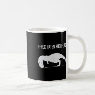 Caneca De Café T-rex Gráfico Odeia Flexões de Braço Funny Gym Tre