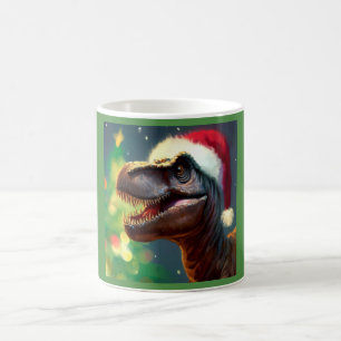 Caneca De Café T-Rex Natal 2