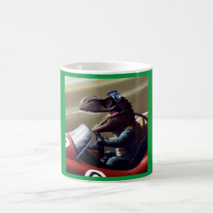 Caneca De Café T Rex Racecar