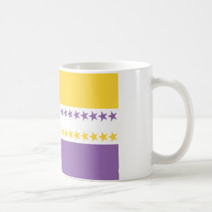 Caneca De Café T-shirt da bandeira dos direitos das mulheres