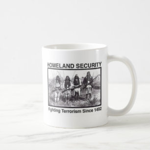 Caneca De Café T-shirt da segurança interna do nativo americano