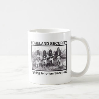 Caneca De Café T-shirt da segurança interna do nativo americano