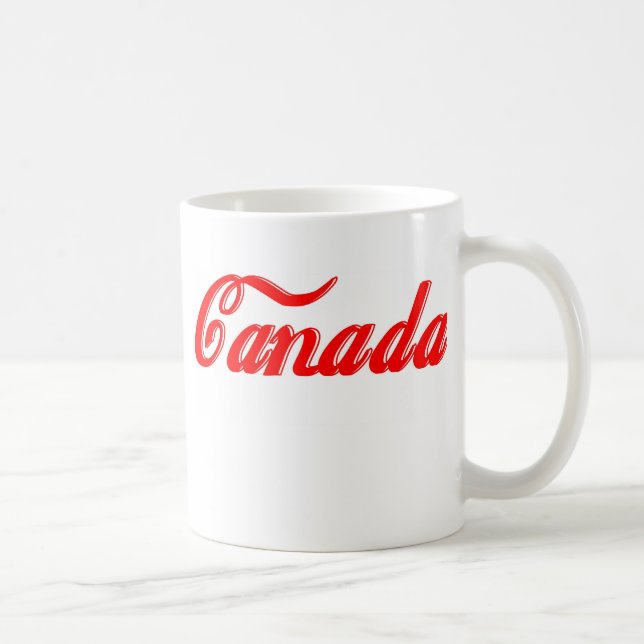 Caneca De Café T-shirt de Canadá (Direita)