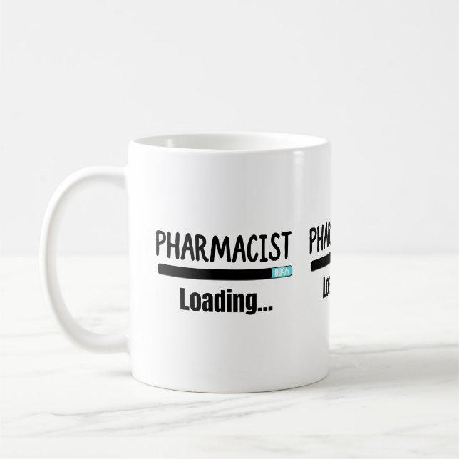 Caneca De Café T-Shirt de Carregamento de Farmacêutico (Esquerda)