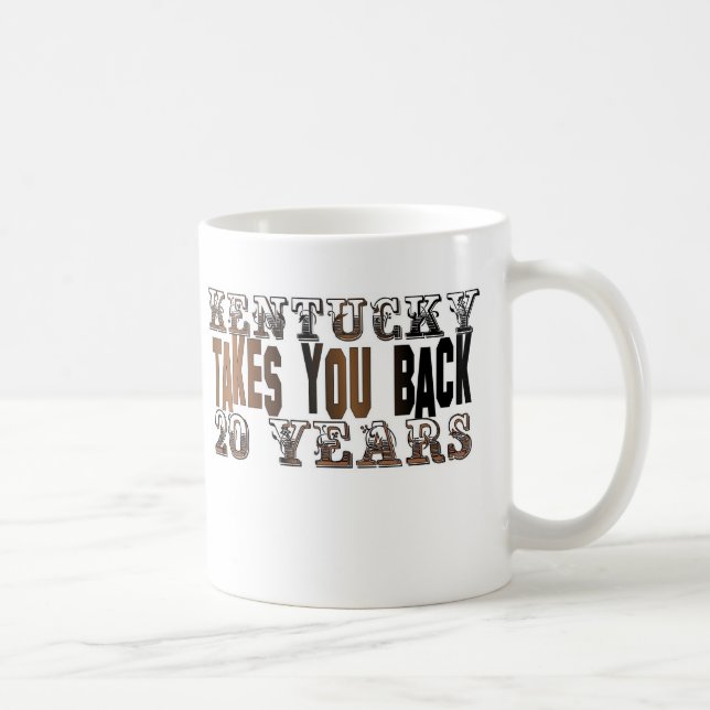 Caneca De Café T-shirt de Kentucky (Direita)