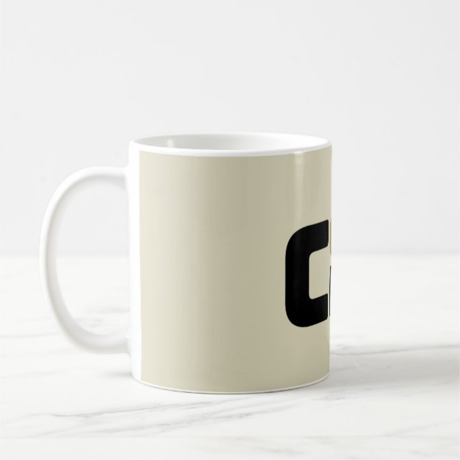 Caneca De Café "T-Shirt do Clube do Café Lover" (Esquerda)