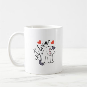 Caneca De Café T-Shirt do Gato Lover