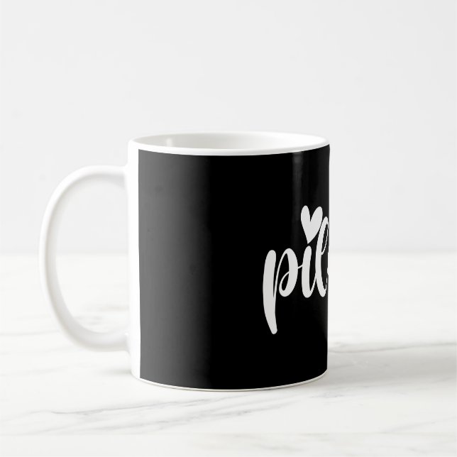 Caneca De Café T-Shirt PILATES (Esquerda)