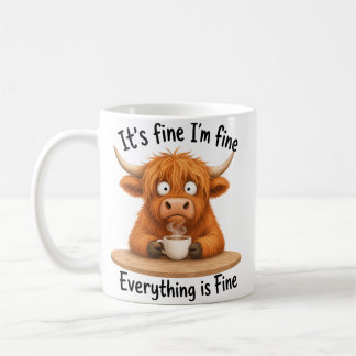 Caneca De Café tá tudo bem estou bem tudo está bem
