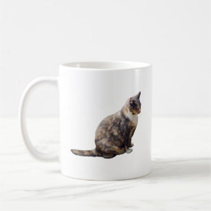 Caneca De Café Tabby Cat em tons de marrom