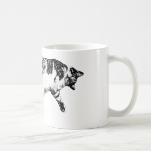 Caneca De Café Tabby Sombreado, Manhã Suave