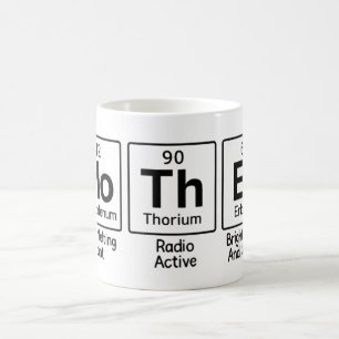 Caneca De Café Tabela Periódica da Mãe Ciência Química Fofa