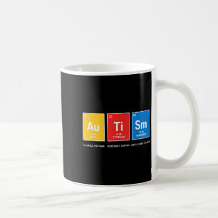 Caneca De Café Tabela periódica de conscientização sobre autismo