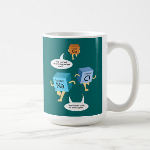 Caneca De Café Tabela Periódica Gag Química