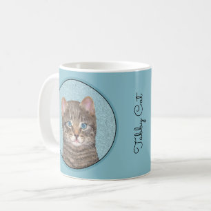 Caneca De Café Tabelas de cinzas por Pintura de Gato - Arte de Ga