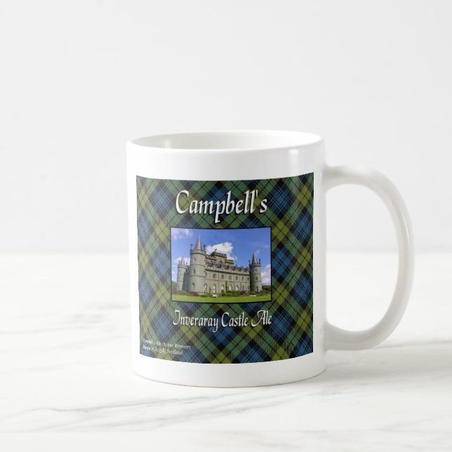 Caneca De Café Taça Ale do Castelo Inveraray de Campbell (Direita)
