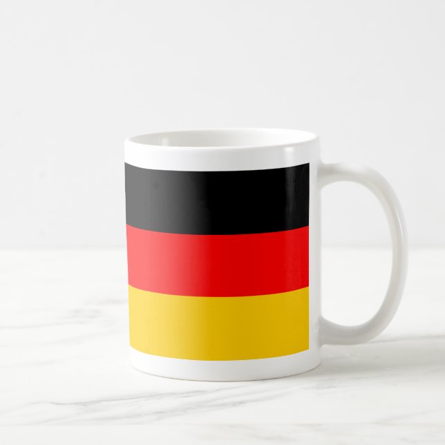 Caneca De Café Taça Alemanha estandarte (Direita)